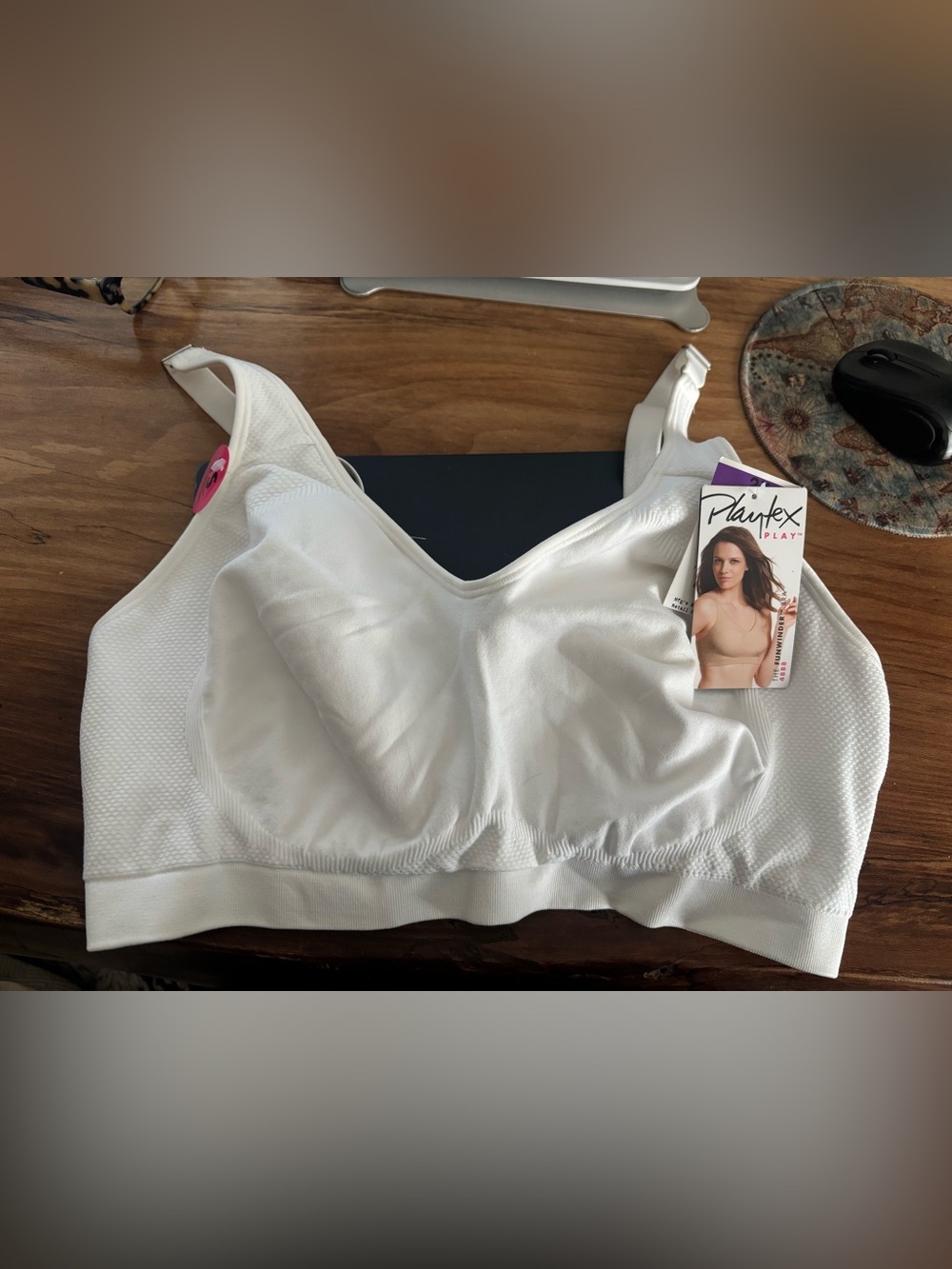 Playtex Women's White Comfort Bra - Soft Support